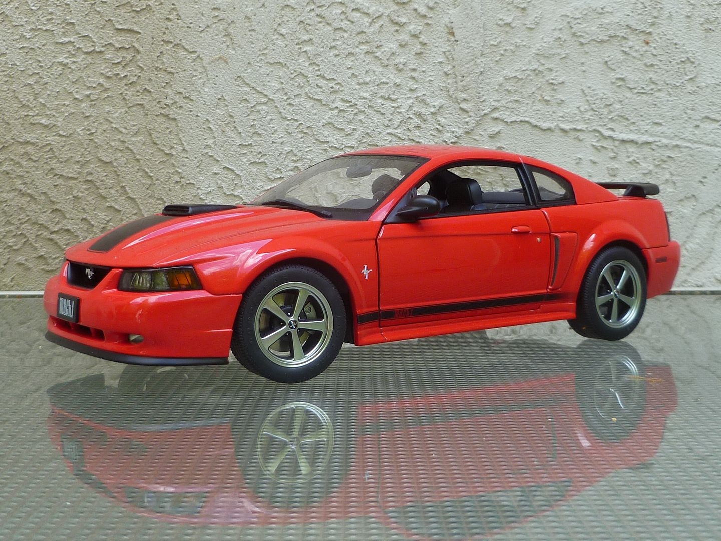 AUTOart「FORD MUSTANG MACH Ⅰ」1/18 scale AutoArt 1/18 Ford Mustang Mach 1 2012 Azure Green Diecast
